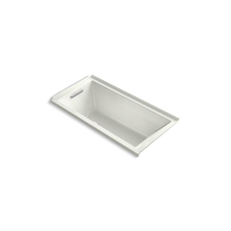 Kohler Underscore® 60'' x 30'' alcove bath with Bask® heated surface, integral flange and left-hand drain