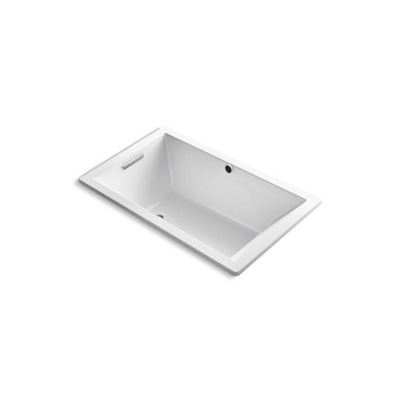 Kohler Underscore® 60'' x 36'' drop-in bath with Bask® heated surface and end drain
