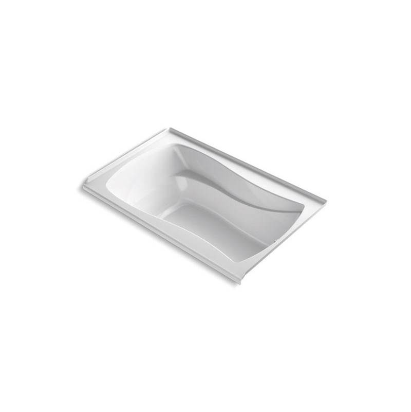 Kohler Mariposa® 60'' x 36'' integral flange Heated BubbleMassage™ air bath with Bask® heated surface and right-hand drain