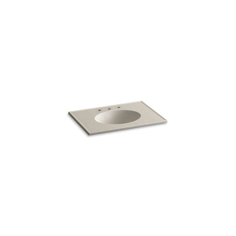 Kohler Ceramic/Impressions® 31'' Vitreous china vanity top with integrated oval sink