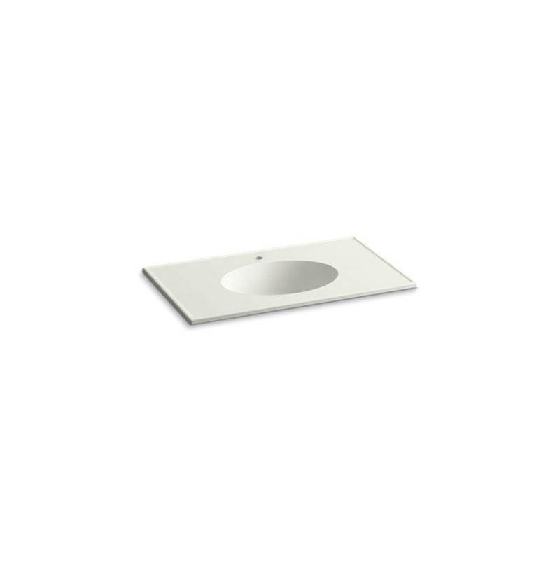 Kohler Ceramic/Impressions® 37'' Vitreous china vanity top with integrated oval sink