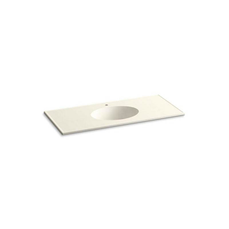 Kohler Ceramic/Impressions® 49'' Vitreous china vanity top with integrated oval sink