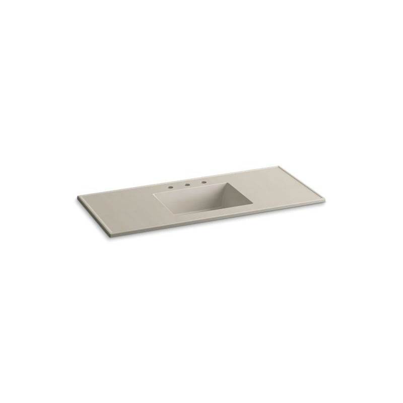 Kohler Ceramic/Impressions® 49'' Vitreous china vanity top with integrated rectangular sink