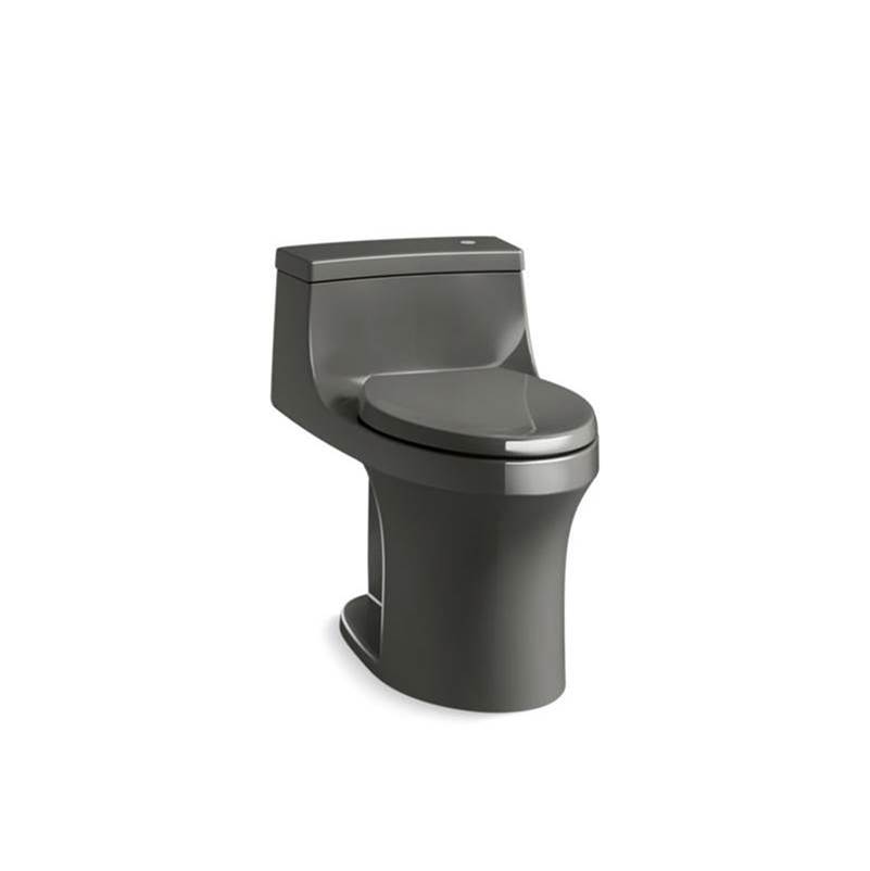 Kohler San Souci Comfort Height one-piece compact elongated 1.28 gpf touchless toilet with AquaPiston flushing technology