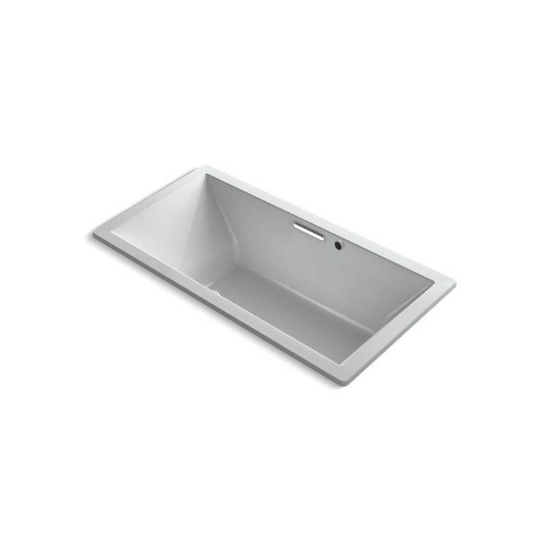 Kohler Underscore® 72'' x 36'' Heated BubbleMassage™ air bath with Bask®, center drain