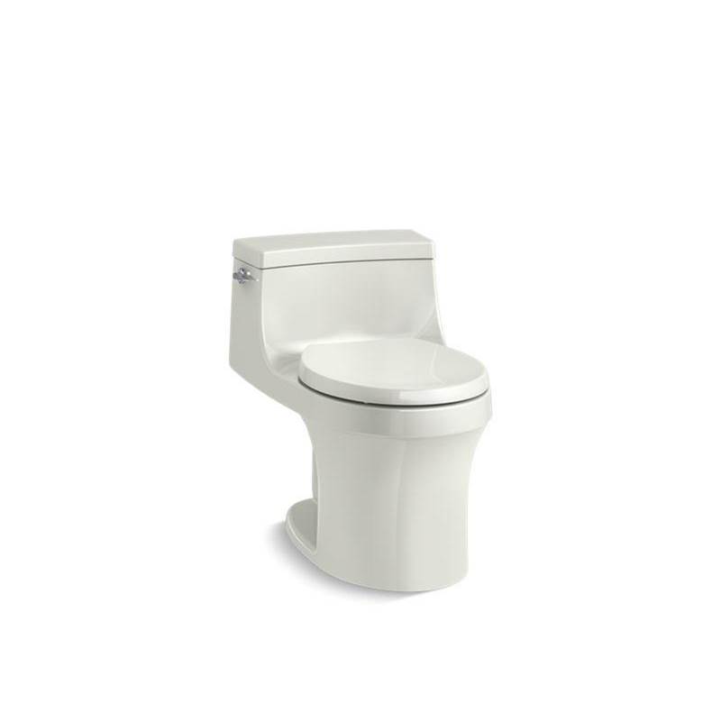 Kohler San Souci® One-piece round-front 1.28 gpf toilet with slow-close seat