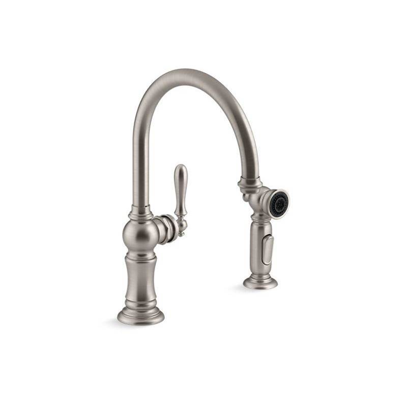 Kohler Artifacts® Single-handle kitchen sink faucet with two-function sprayhead