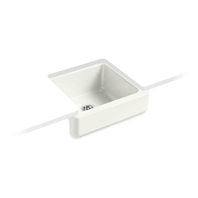 Kohler Whitehaven® 23-1/2'' undermount single-bowl farmhouse kitchen sink