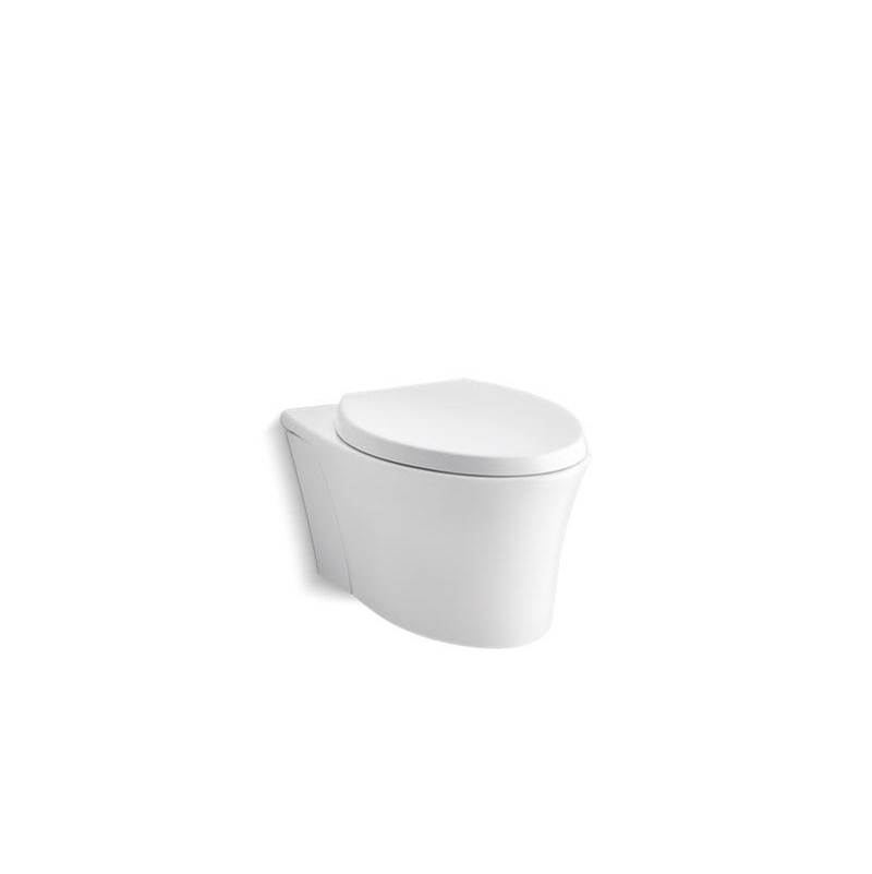 Kohler Veil® Wall-hung compact elongated toilet, dual-flush