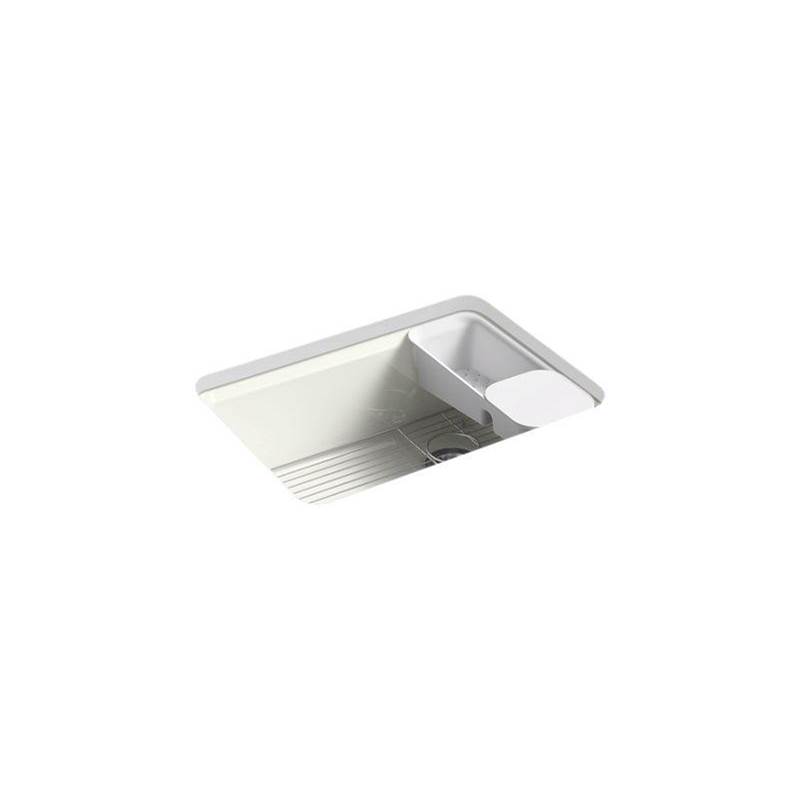Kohler Riverby® 27'' undermount single-bowl workstation kitchen sink