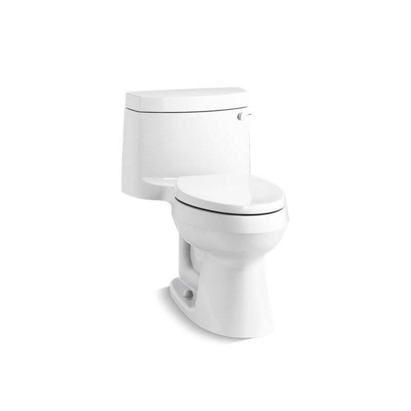 Kohler Cimarron® One-piece elongated 1.28 gpf chair height toilet with right-hand trip lever, and Quiet-Close™ seat