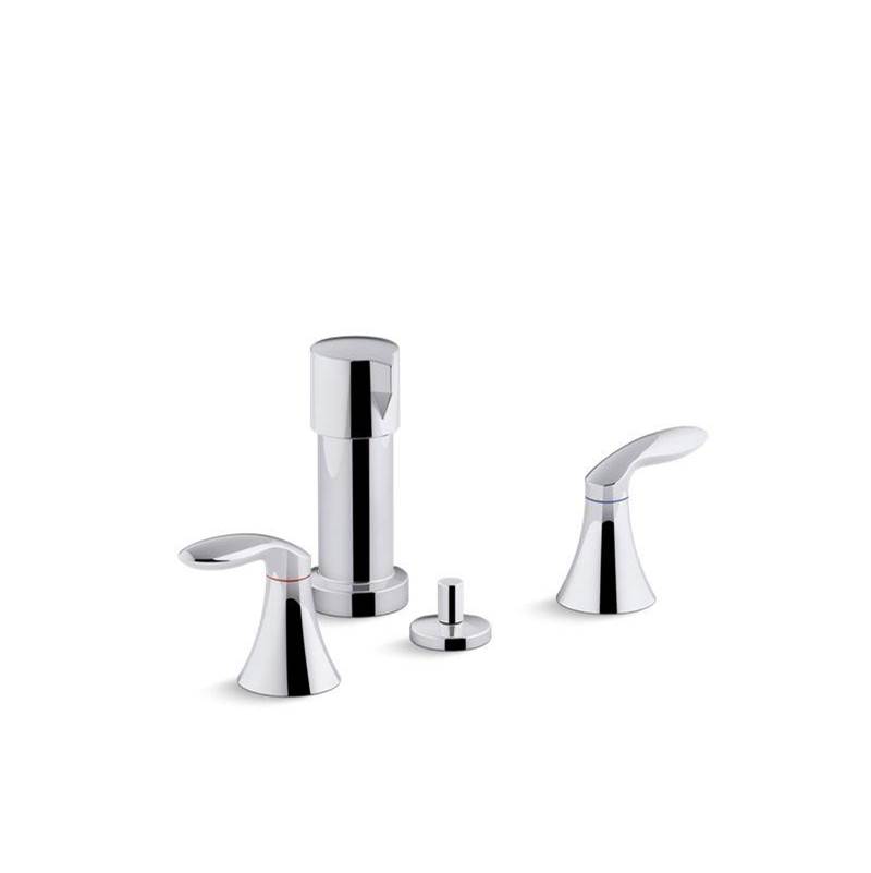 Kohler Coralais® Vertical spray bidet faucet with lever handles