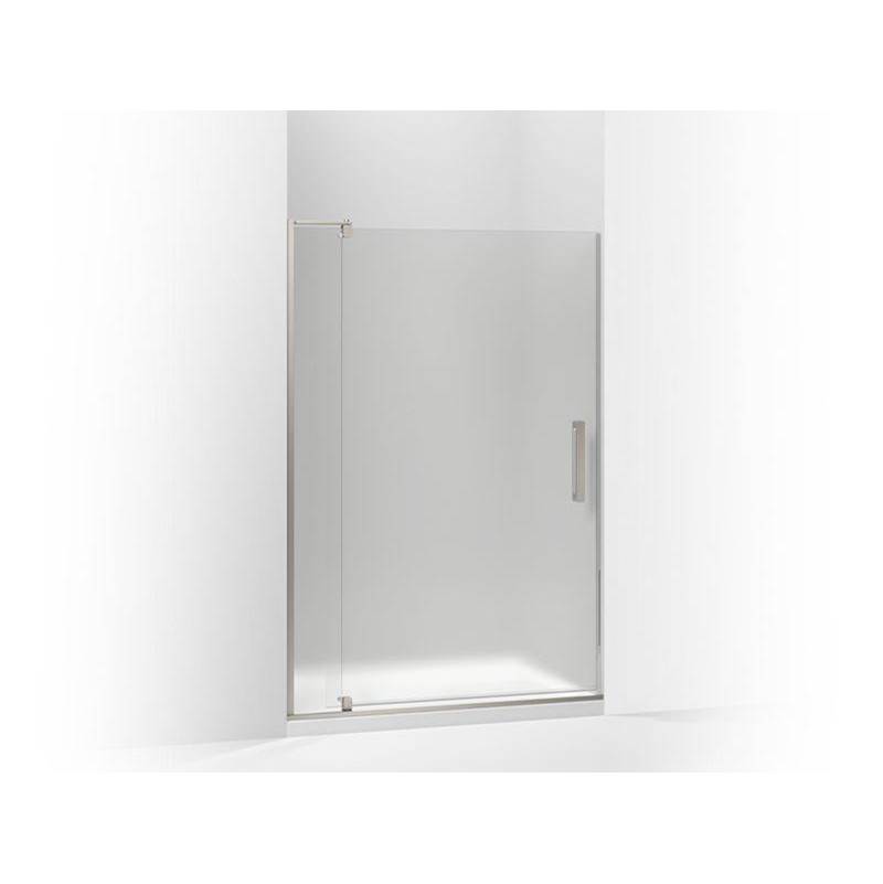 Kohler Revel® pivot shower door, 74''H x 43-1/8 - 48''W, with 5/16'' thick Frosted glass