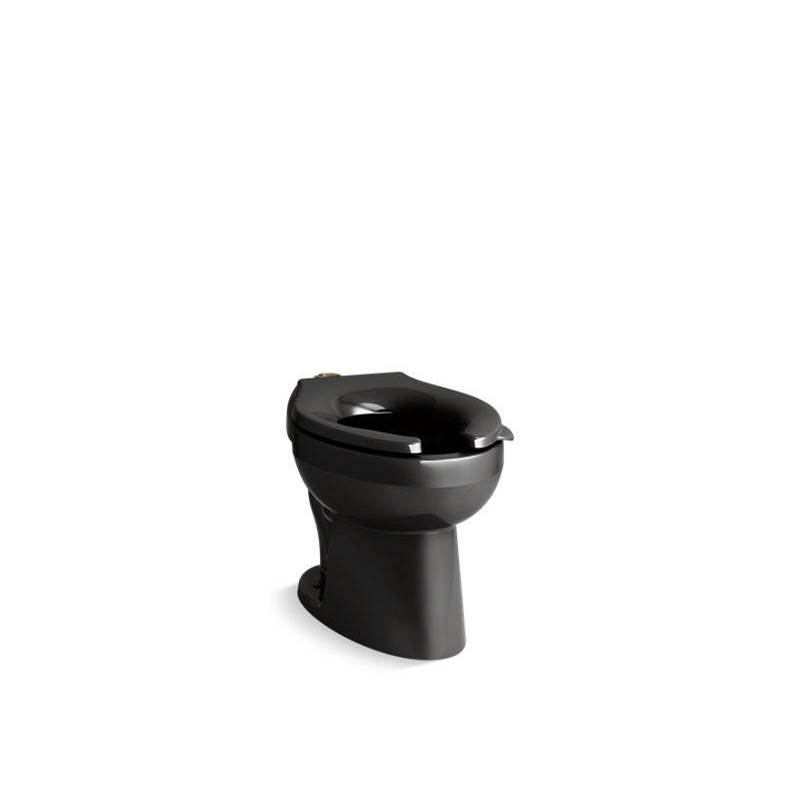 Kohler Wellcomme™ Ultra Floor-mount top spud flushometer bowl