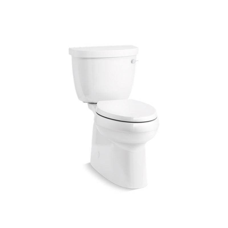 Kohler Cimarron® Two-piece elongated 1.28 gpf chair height toilet with right-hand trip lever