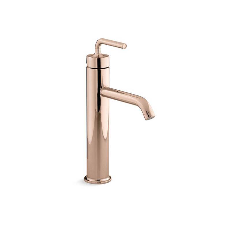 Kohler Purist® Tall single-handle bathroom sink faucet with lever handle, 1.2 gpm