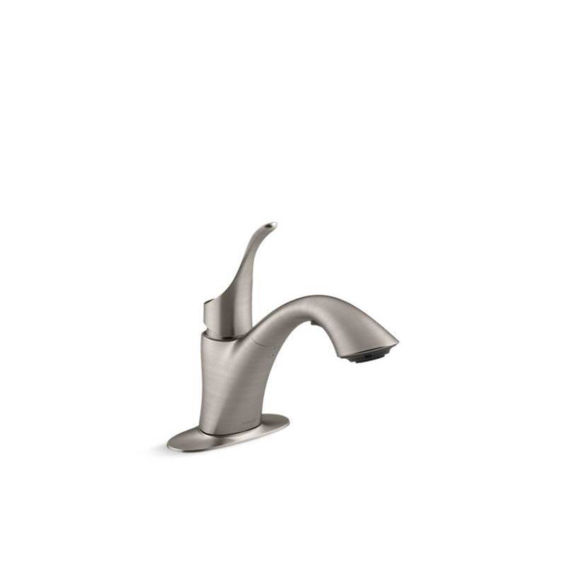 Kohler Simplice® Pull-out laundry sink faucet with two-function sprayhead