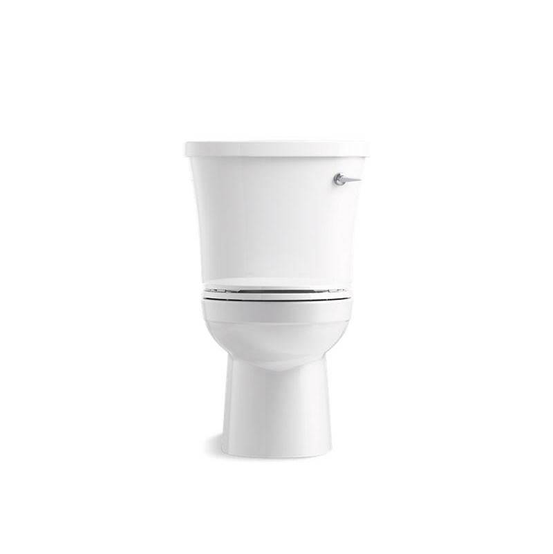 Kohler Kingston™ Two-piece elongated 1.28 gpf toilet with right-hand trip lever and tank cover locks