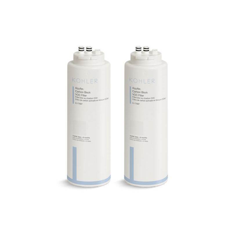 Kohler Aquifer® 2 pack replacement filter cartridges