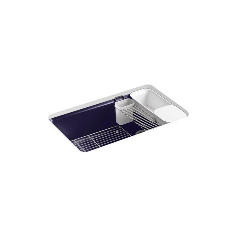 Kohler Riverby® 33'' undermount single-bowl workstation kitchen sink