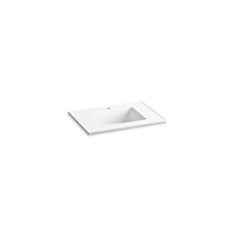 Kohler Ceramic/Impressions® 31'' Vitreous china vanity top with integrated rectangular sink