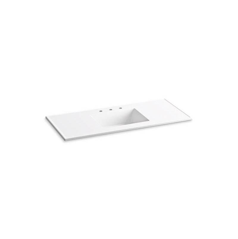 Kohler Ceramic/Impressions® 49'' Vitreous china vanity top with integrated rectangular sink
