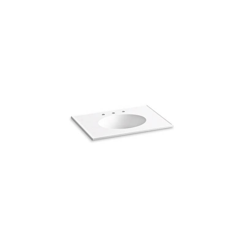 Kohler Ceramic/Impressions® 31'' Vitreous china vanity top with integrated oval sink