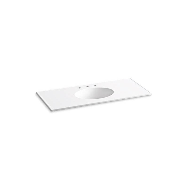 Kohler Ceramic/Impressions® 49'' Vitreous china vanity top with integrated oval sink