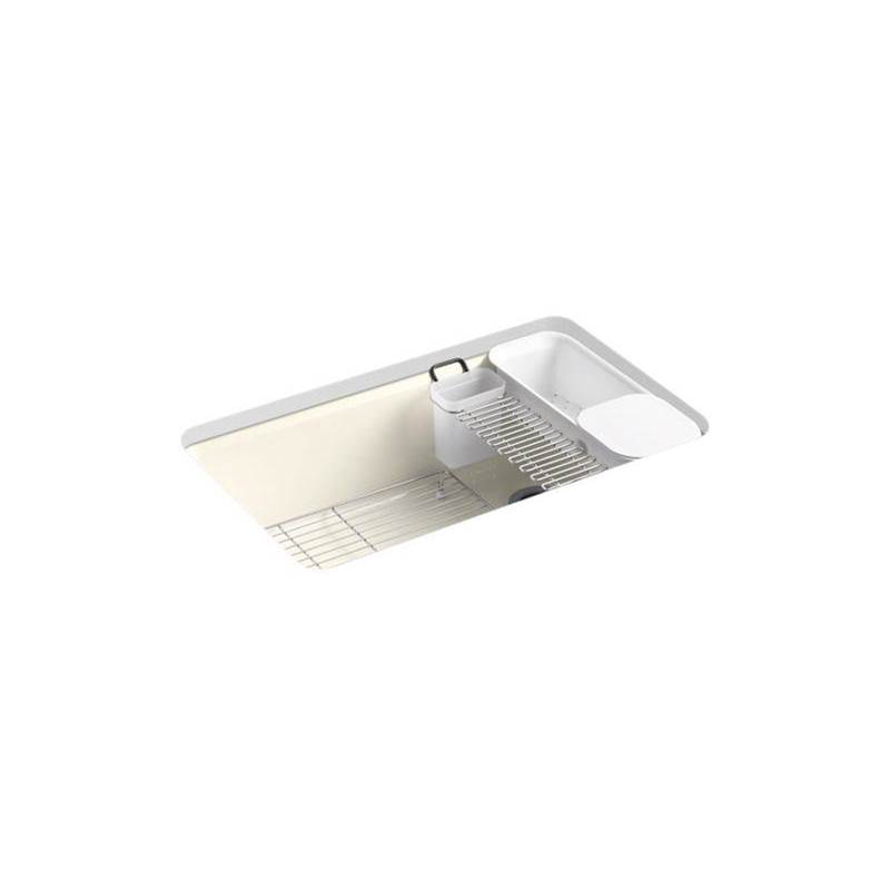 Kohler Riverby® 33'' undermount single-bowl workstation kitchen sink
