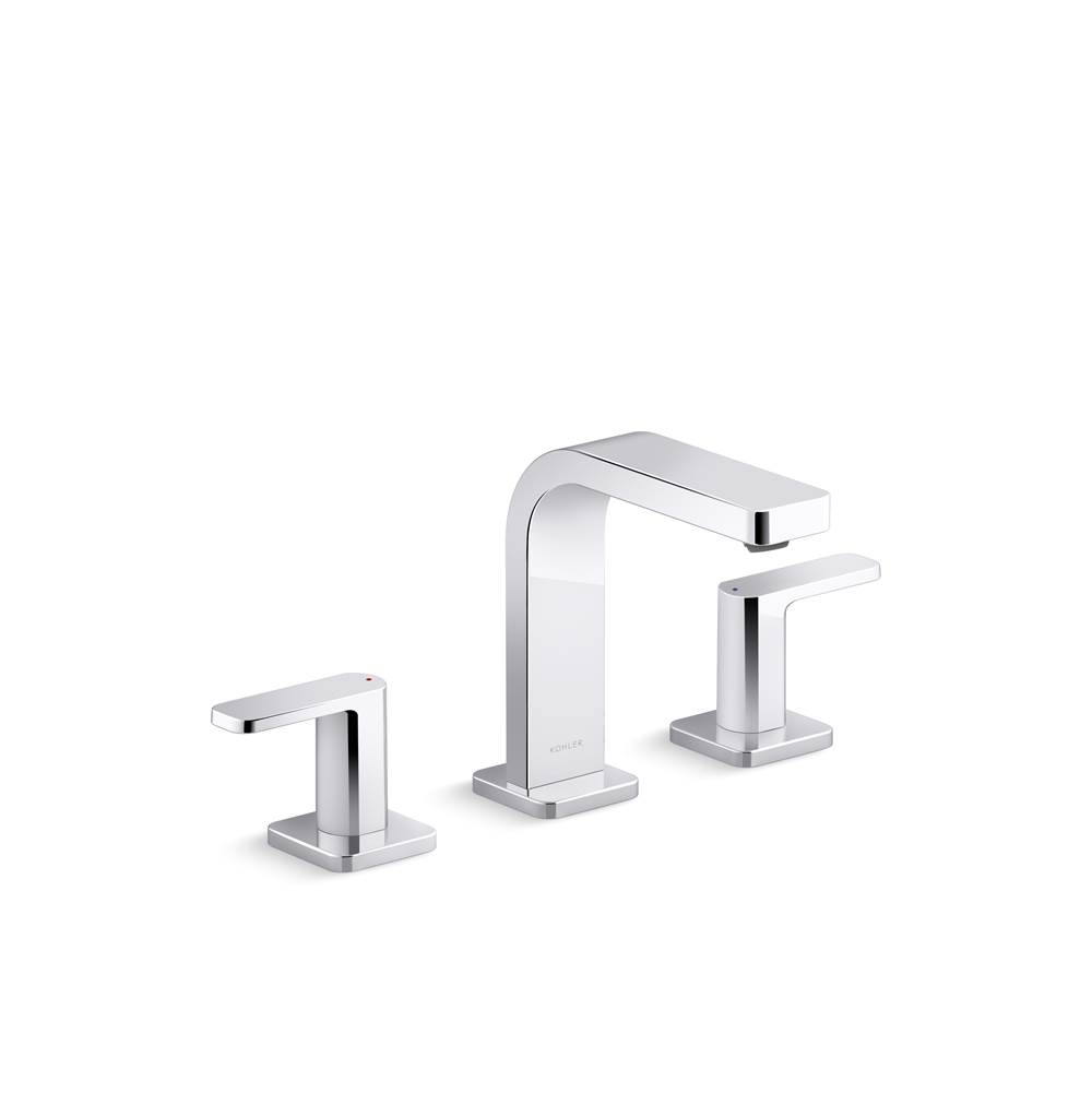 Kohler Parallel® Widespread bathroom sink faucet, 1.2 gpm