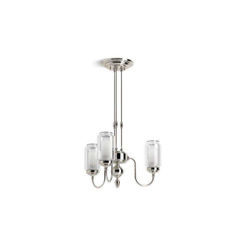 Kohler Artifacts® Three-light chandelier