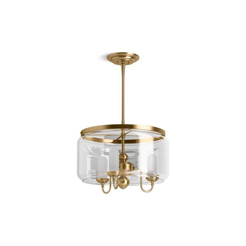 Kohler Artifacts® Three-light chandelier