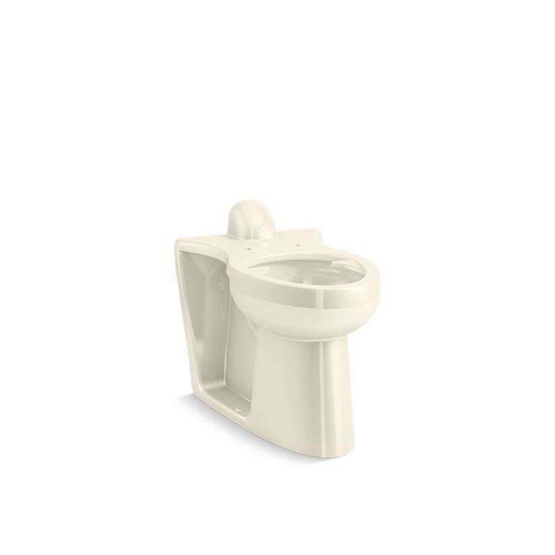 Kohler Modflex® Adjust-a-Bowl® Floor-mount rear spud flushometer bowl with bedpan lugs
