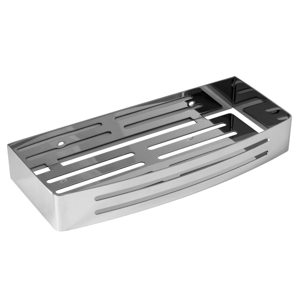 LaLoo Canada Shower Caddy - Rectangular - Polished Stainless