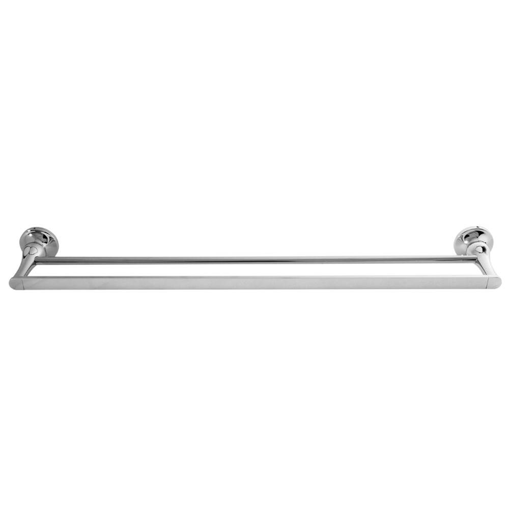 LaLoo Canada Coco Extended Double Towel Bar - Chrome
