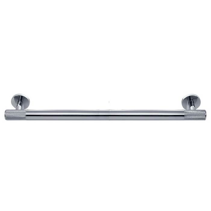 LaLoo Canada Knurled 24'' Safety Bar (ADA) - White Frost
