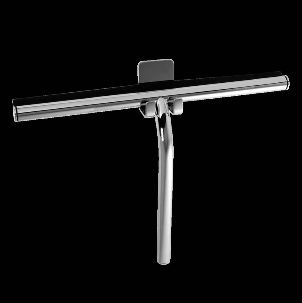 LaLoo Canada 13 3/8'' Shower Squeegee with square hook - Chrome