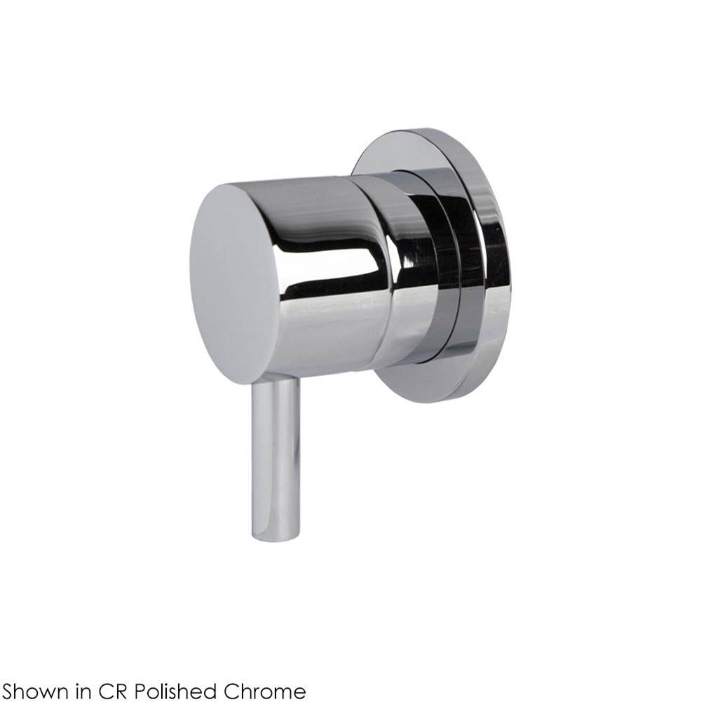 Lacava TRIM ONLY - 3-Way diverter valve GPM 10 (43.5 PSI) with square back plate and round lever handle