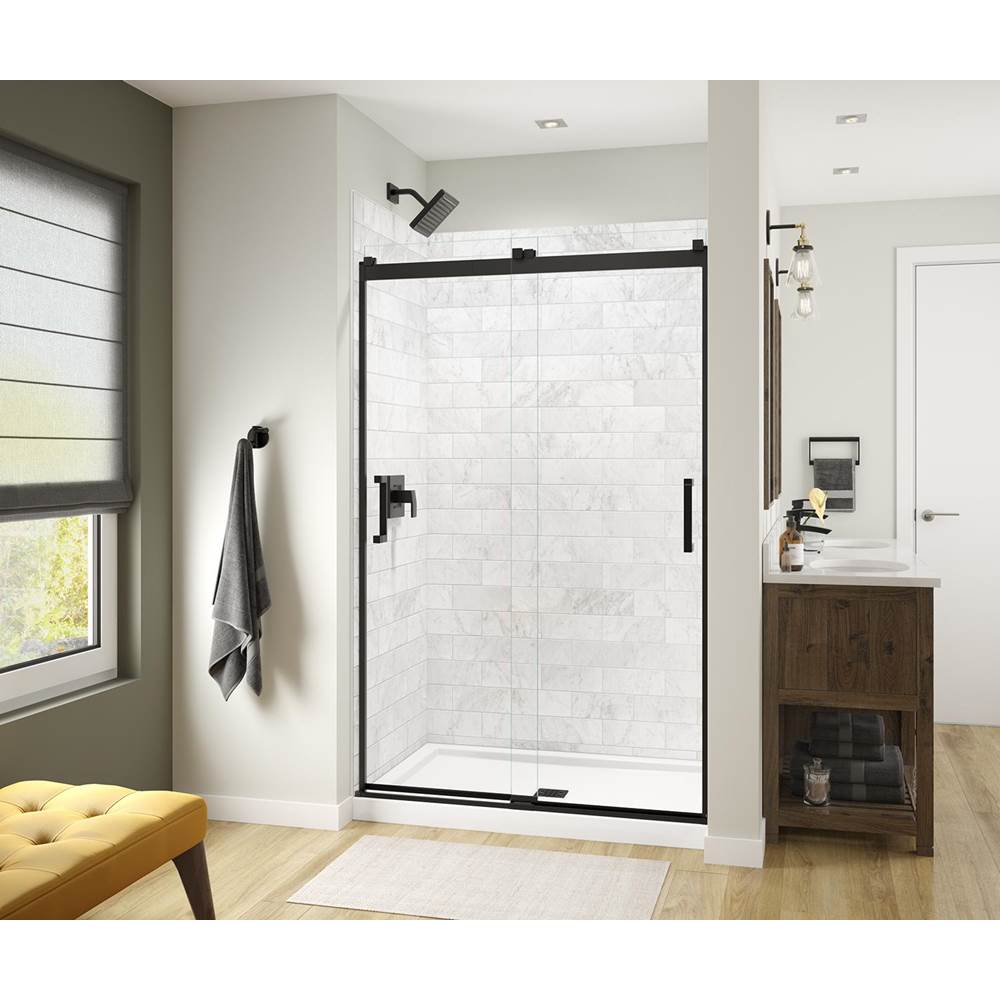Maax Canada Revelation Square Sliding Shower Door 44-47 x 70.5-73 in. 8 mm