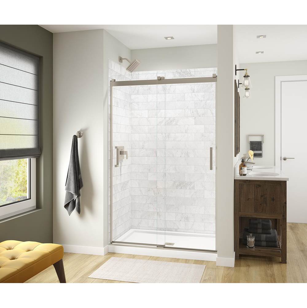 Maax Canada Revelation Square Sliding Shower Door 44-47 x 70.5-73 in. 8 mm