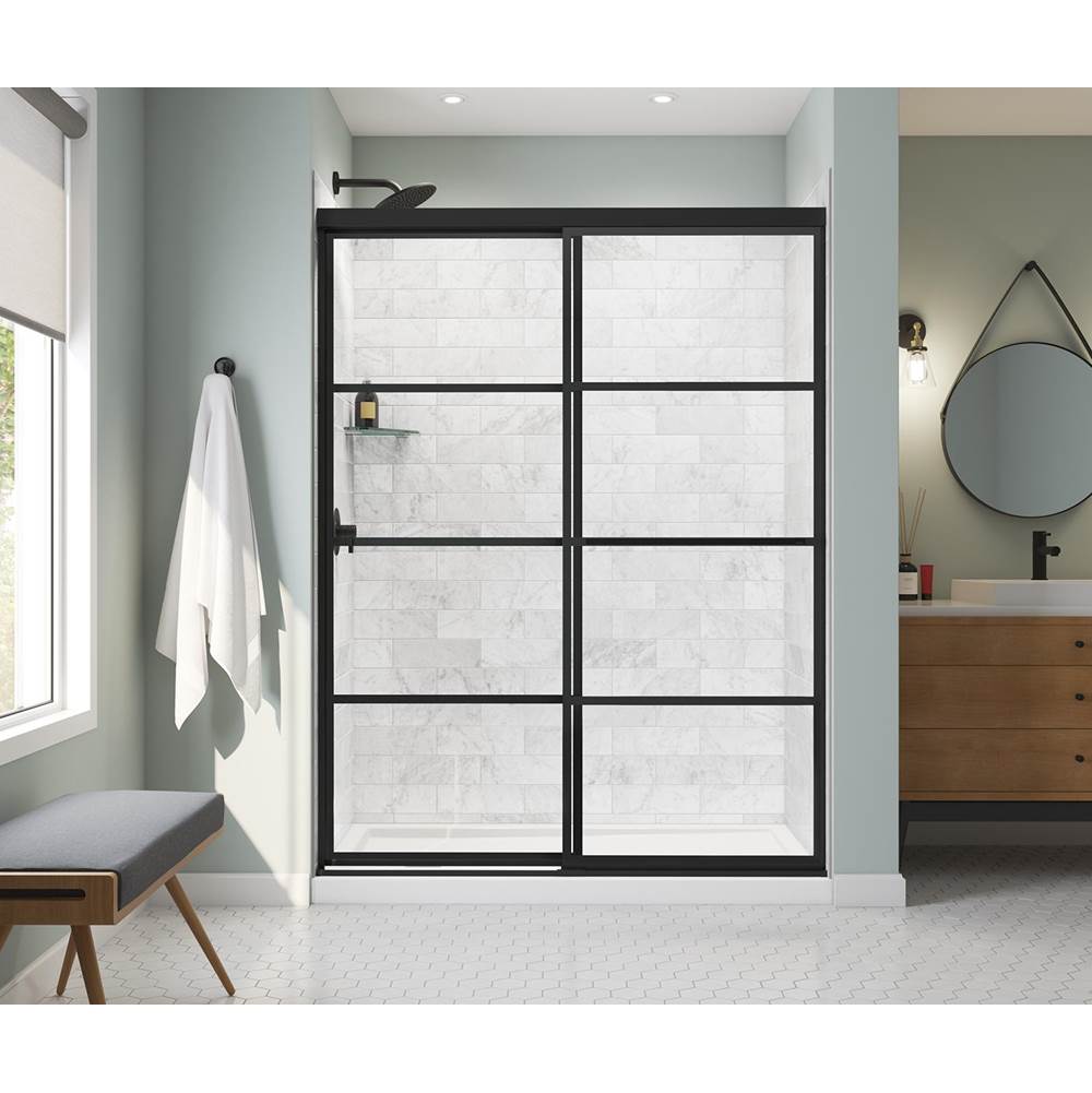 Maax Canada Incognito 76 Shaker Sliding Shower Door 56-59 x 76 in. 8 mm