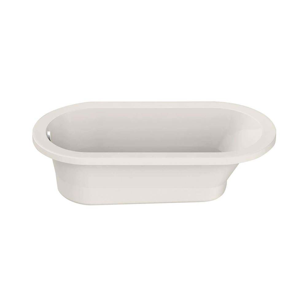 Maax Canada Aigo 72 in. x 36 in. Undermount Bathtub with Aerofeel System End Drain in Biscuit