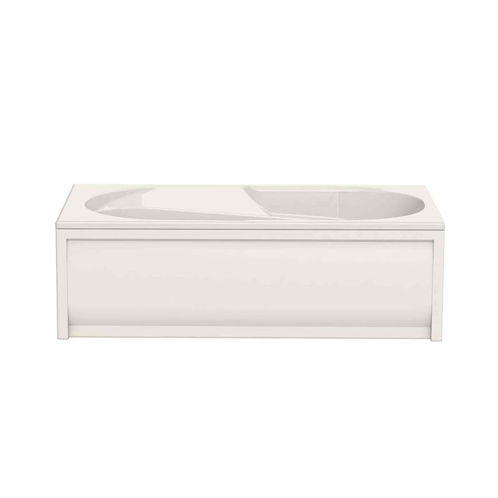 Maax Canada Baccarat 71.5 in. x 35.625 in. Alcove Bathtub with Combined Hydromax/Aerofeel System End Drain in Biscuit