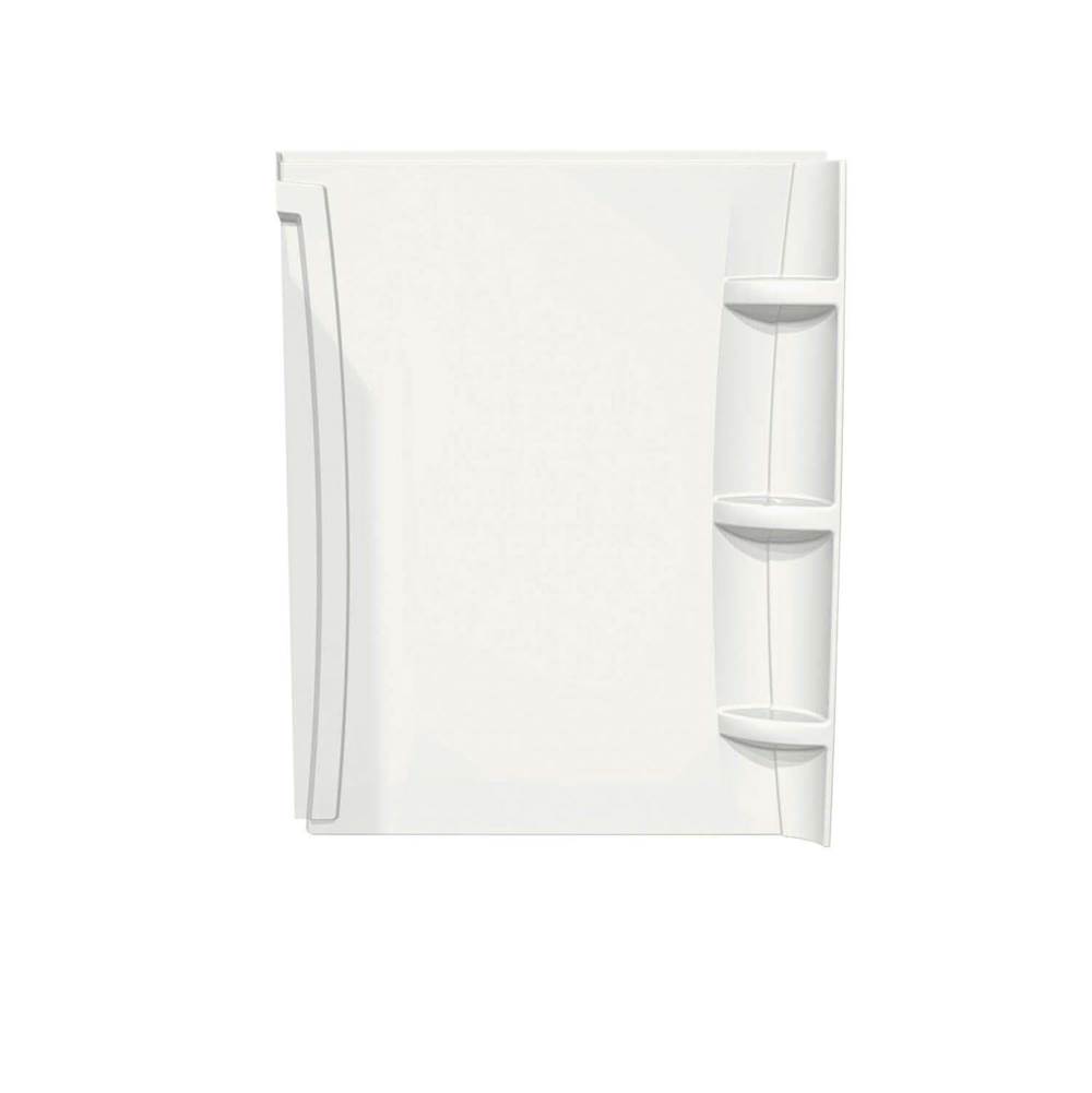 Maax Canada 42 in. x 1.5 in. x 72 in. Direct to Stud Back Wall in White