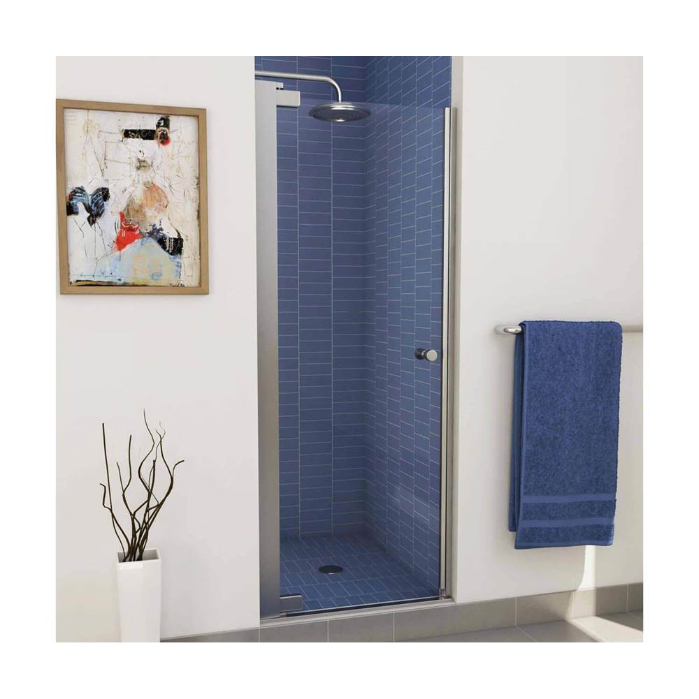 Maax Canada Madono 28.5-30.5 in. x 67 in. Pivot Alcove Shower Door with Clear Glass in Chrome