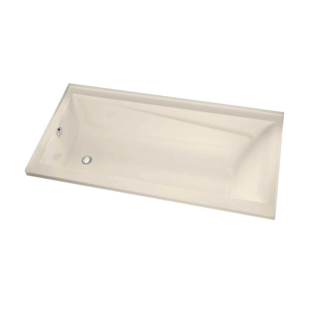 Maax Canada Exhibit IF 59.875 in. x 36 in. Alcove Bathtub with Whirlpool System Right Drain in Bone