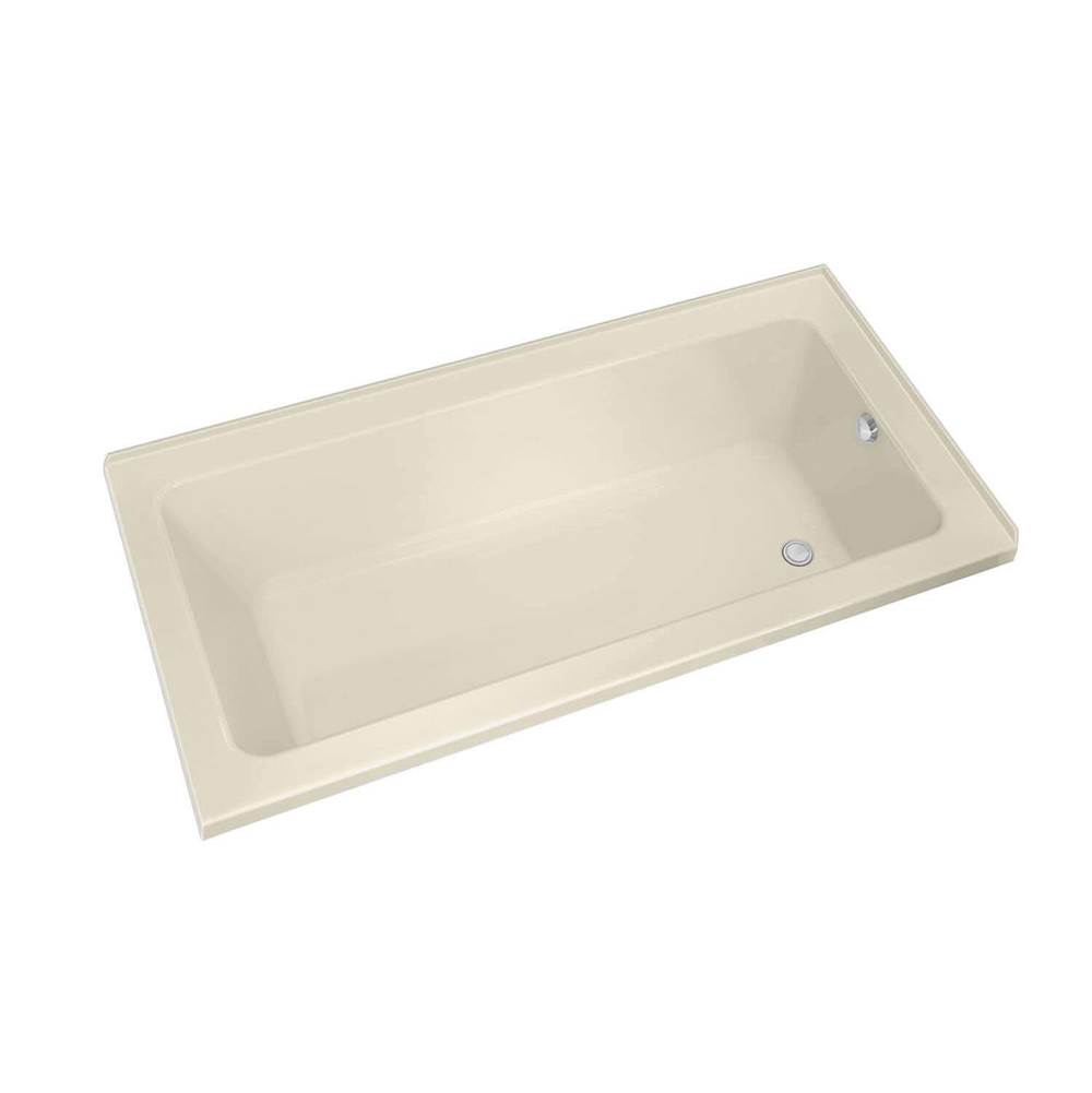 Maax Canada Pose IF 65.75 in. x 31.625 in. Corner Bathtub with Combined Whirlpool/Aeroeffect System Right Drain in Bone