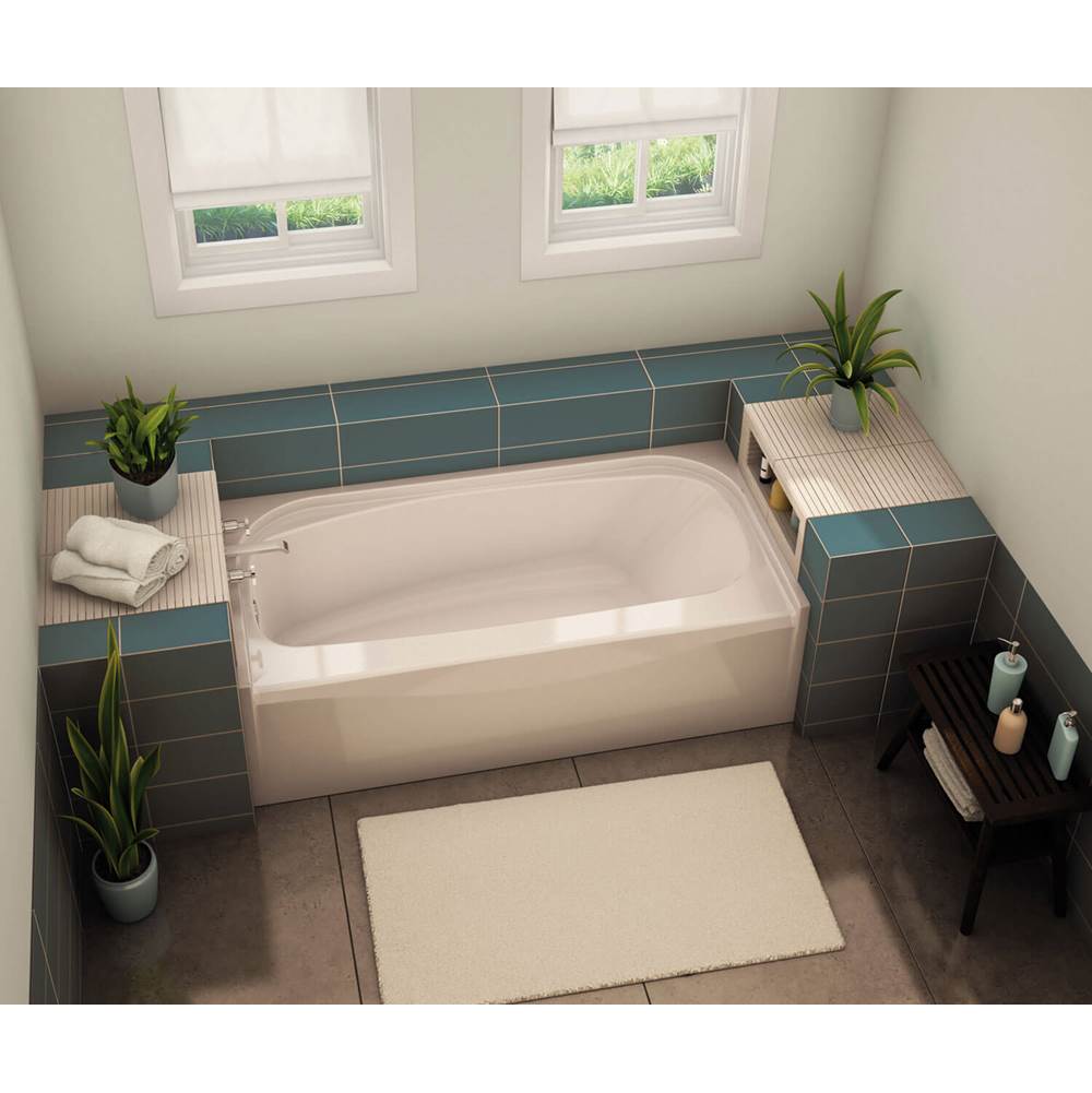 Maax Canada TOF-3060 AFR 59.75 in. x 29.875 in. Alcove Bathtub with Left Drain in White