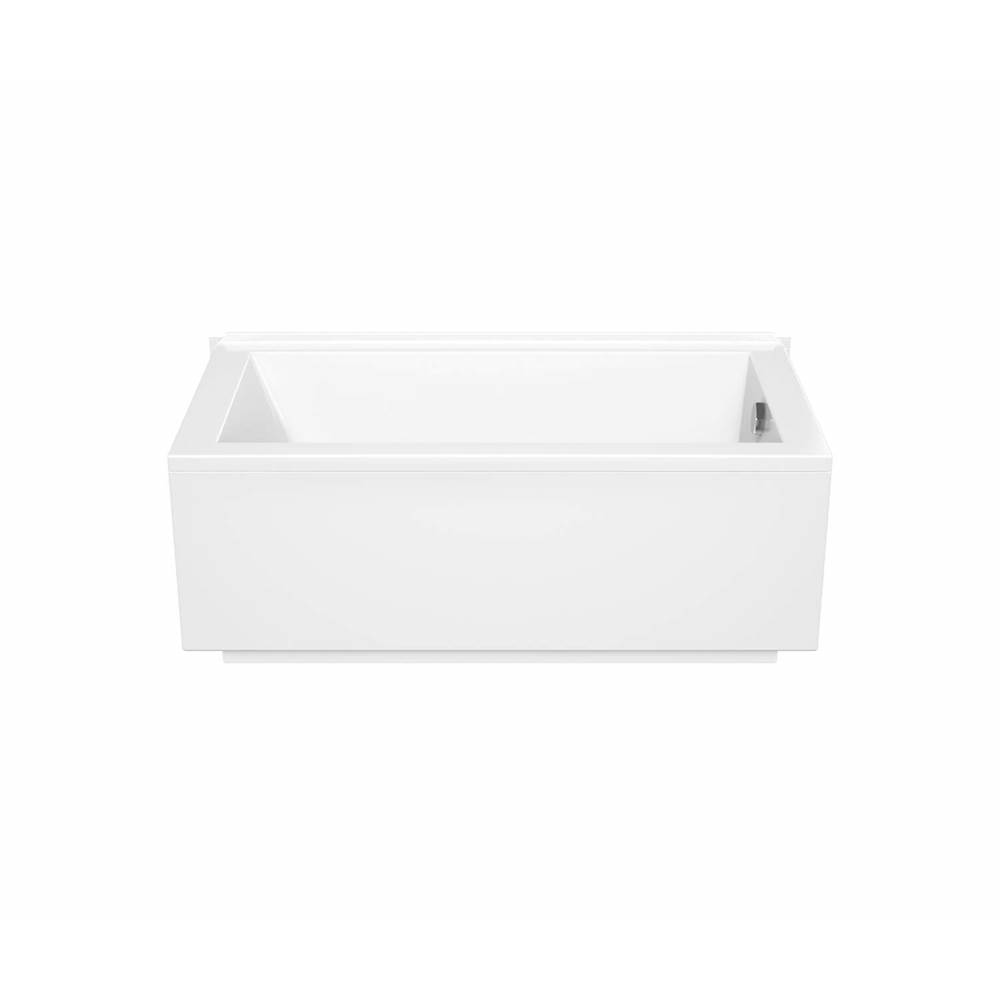 Maax Canada ModulR Corner right (without armrests) 59.625 in. x 31.875 in. Corner Bathtub with Right Drain in White