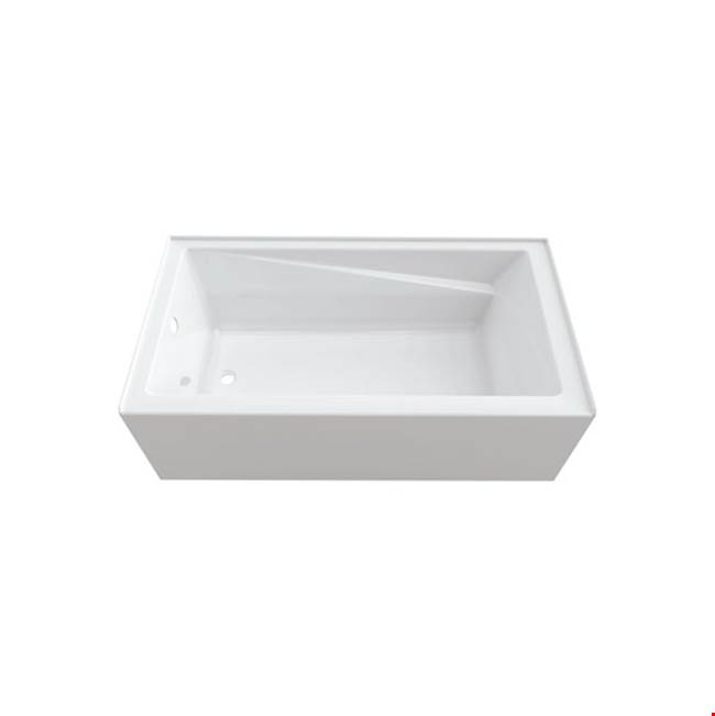 Neptune Entrepreneur Canada AZEA bathtub 32x60 AFR with Tiling Flange and Skirt, Right drain, Whirlpool, Biscuit AZEA3260 BJD AFR T